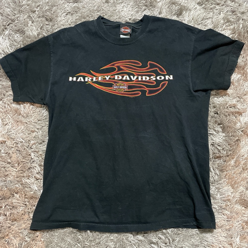 Harley-Davidson Black Short Sleeve Tee Classic Style